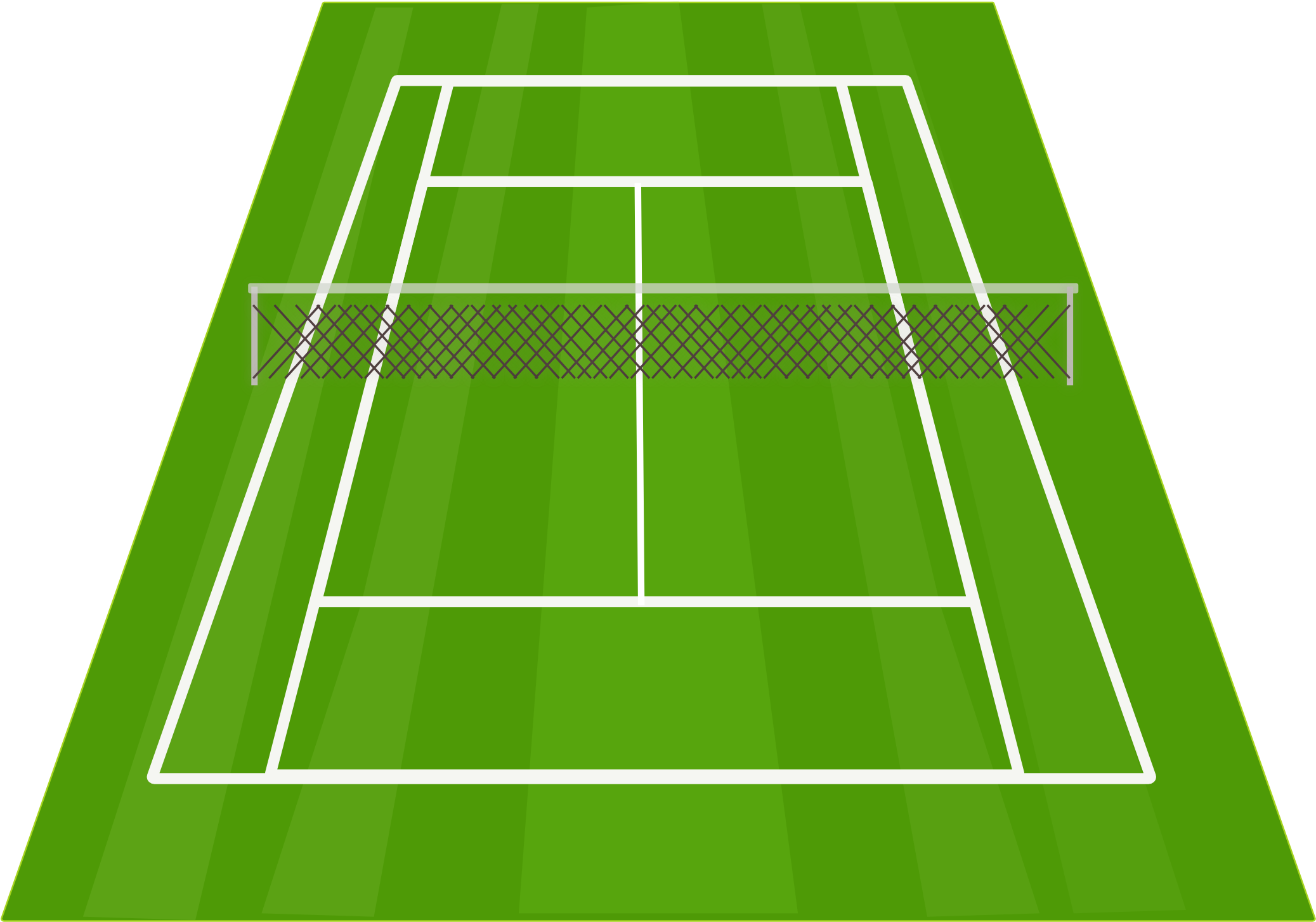 Tennis Court Clip Art Download - Draw A Tennis Court (2458x2400)