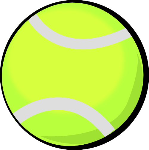 Download - Tennis Ball Clip Art Png (500x504)