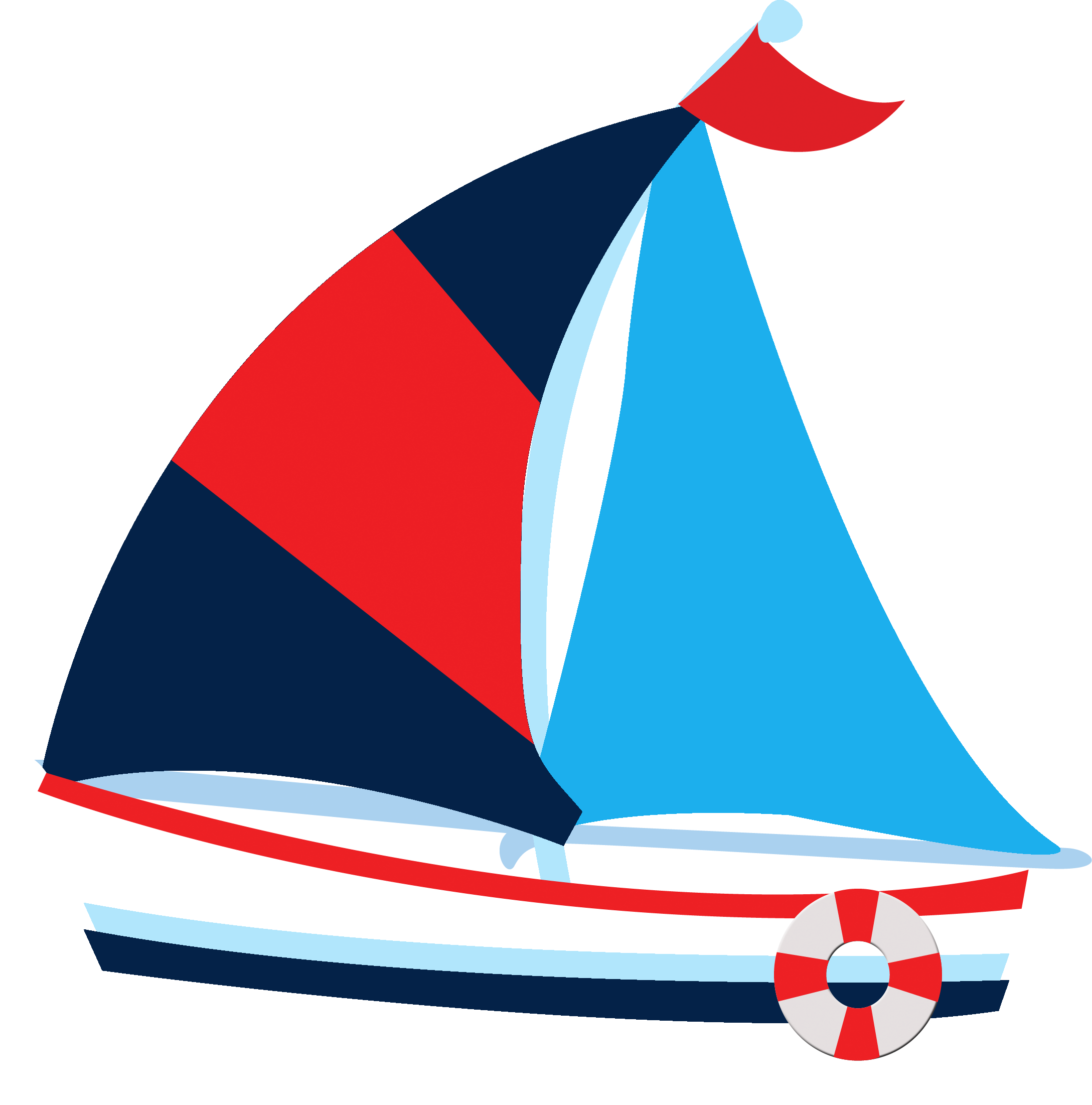 Sailing Clipart Transparent - Sailboat Png (2177x2202)