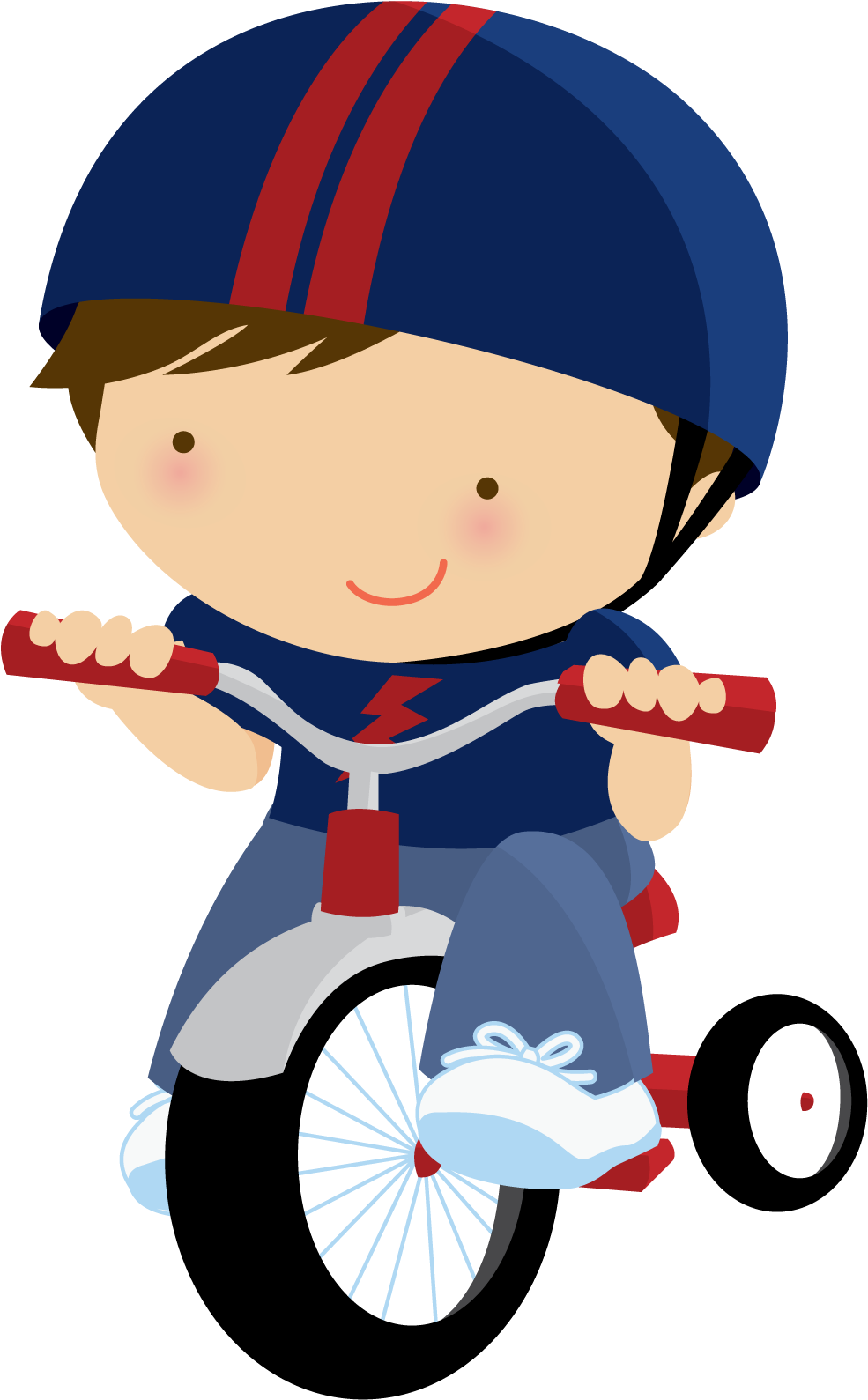 Clip Art, Baby Boy, Communication Verbale, Baby Girl - Dibujo Nene En Moto (1189x1828)