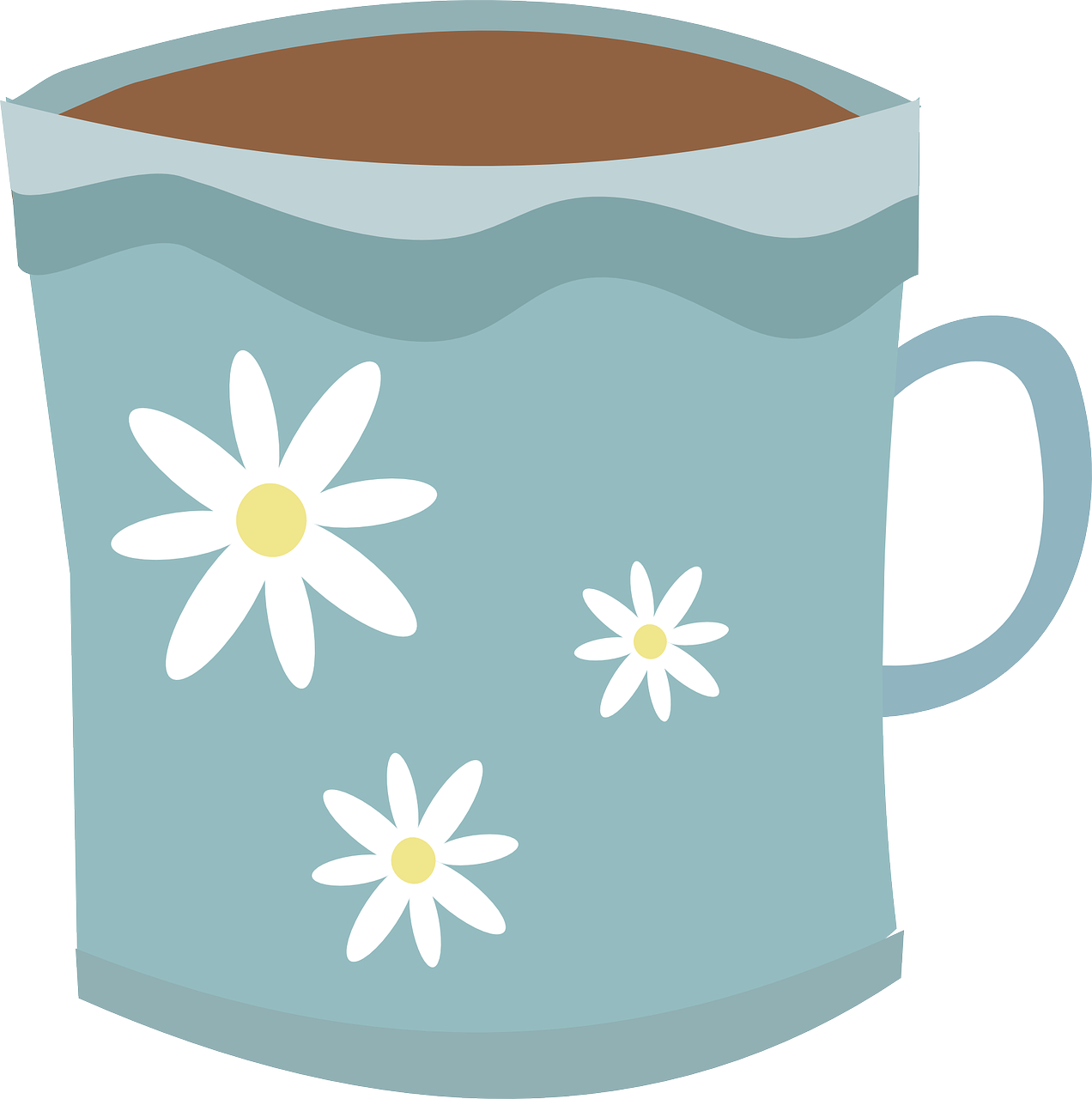 Cute Coffee Mug Clipart (1272x1280)