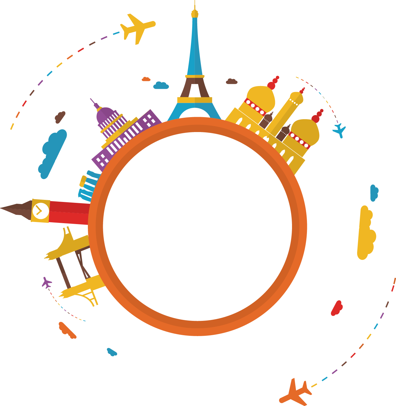 World Travel Clip Art - World Travel Travel Clipart (1325x1359)