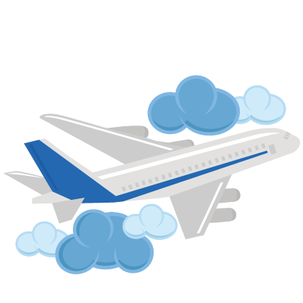 Airplane Svg Cutting Files For Scrapbooking Cute Files - Cute Travel Clipart (432x432)