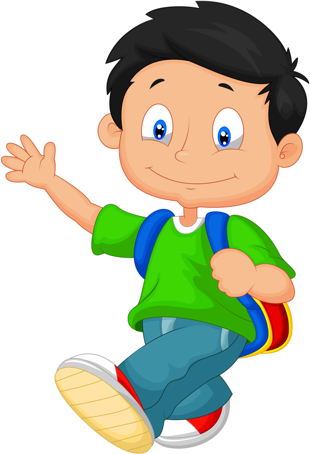 Baby Boys - Cartoon School Boy (687x1024)