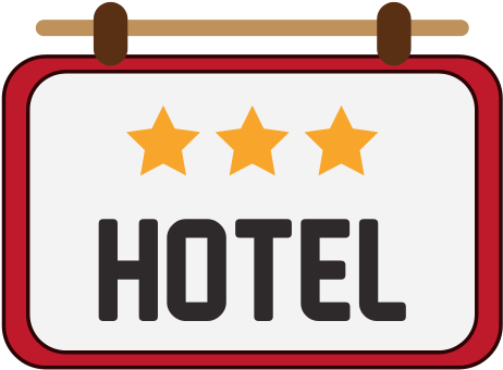 Aeroplane Silhouette Travel Icon - Hotel Icon Png Transparent (550x476)