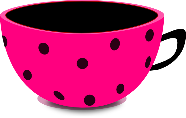 Trendy Idea Cup Clipart Big Pink Clip Art At Clker - Clipart Of Cup (600x381)
