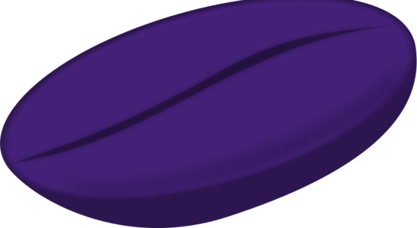 Coffee Bean Vector Clip Art - Circle (600x329)