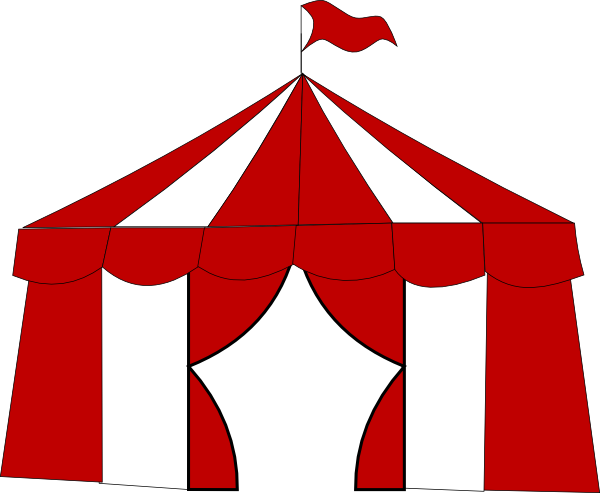 Carnival Tent Clip Art (600x493)
