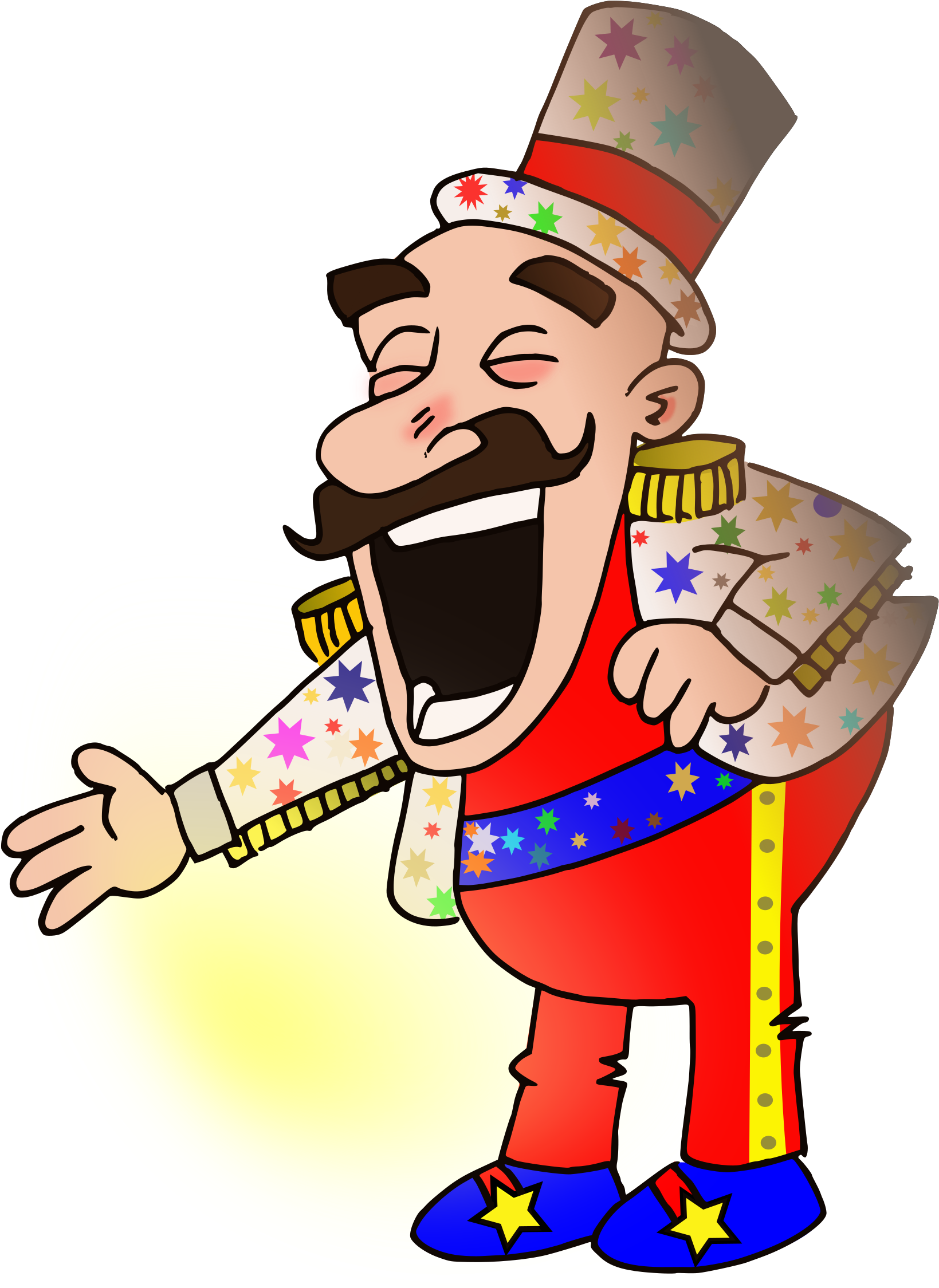 Big Image - Man Circus Clipart (1697x2400)