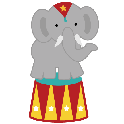 Clip Art - Circus Elephant Clipart (432x432)