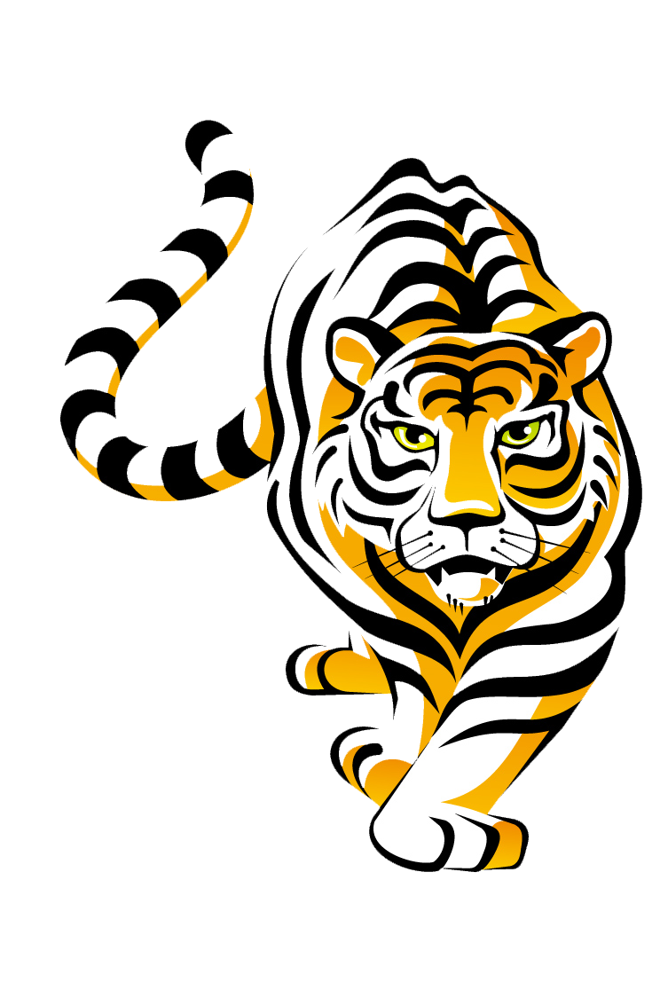 Tiger Clipart Cooking - Tiger School Mascot (788x1115)