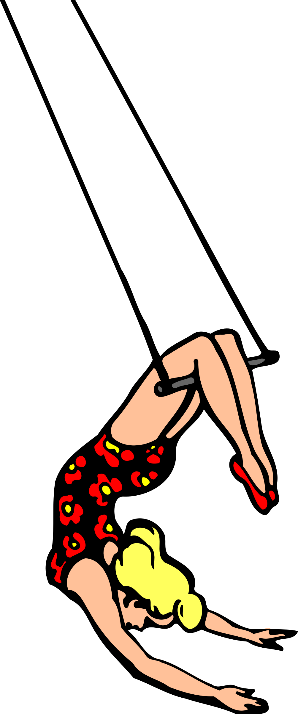 Big Image - Trapeze Clipart (1004x2400)
