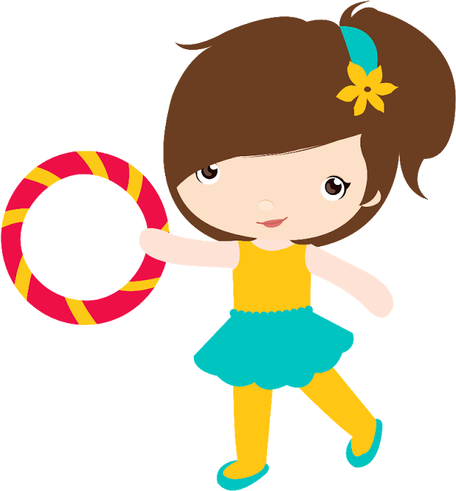 Circo & Palhaço E Parque - Personagem De Circo Bailarinas (674x720)