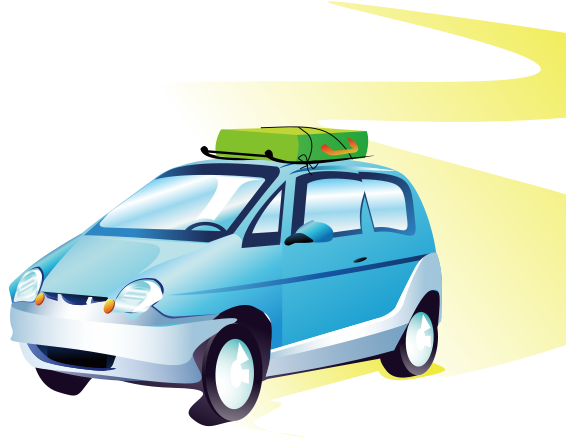 Car Travel Road Trip Clip Art - Car Travel Road Trip Clip Art (565x800)
