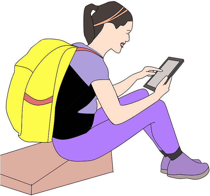 Traveling, Searching, Bag, Luggage, Girl - A Visa (1280x1280)