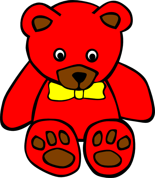 Teddy 5 Clip Art At Clker - Teddy Bear Clip Art (522x597)