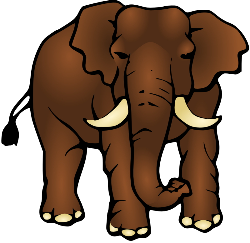 Elephant Clip Art Circus Clipart Panda Free Clipart - Clip Art Of Large (992x965)