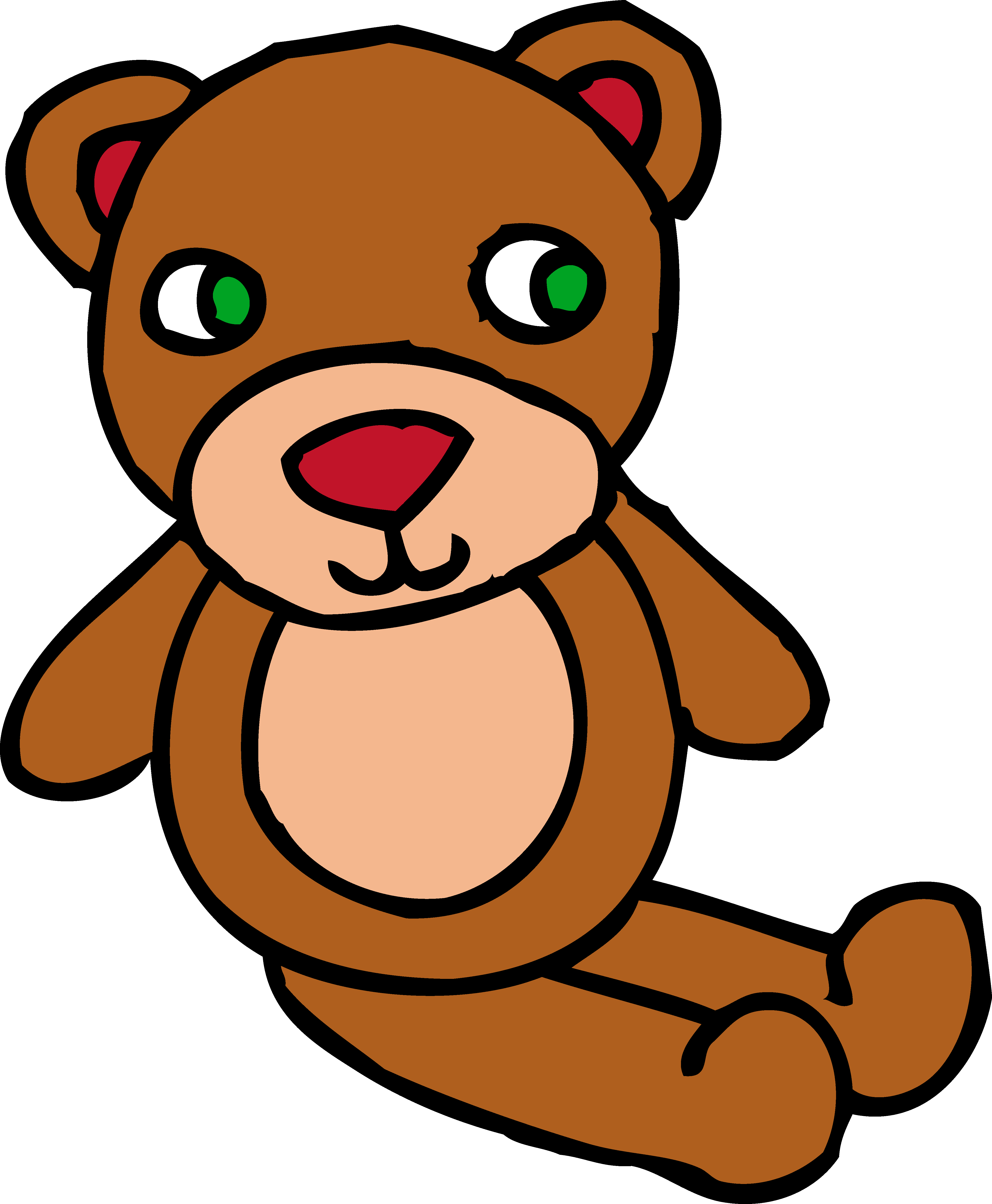 Teddy Clipart Toy - Baby Toys Clip Art Transparent (4459x5412)