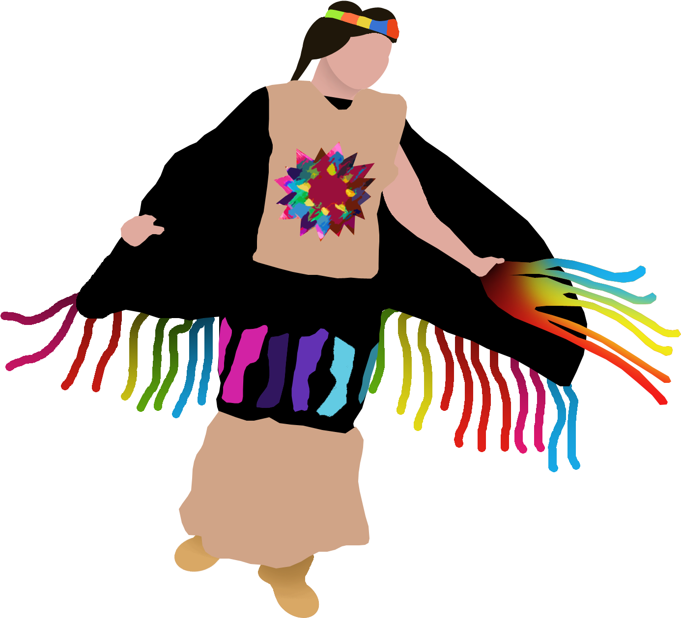 Pow Wow Clip Art - Pow Wow Dancers Clip Art (1440x1308)