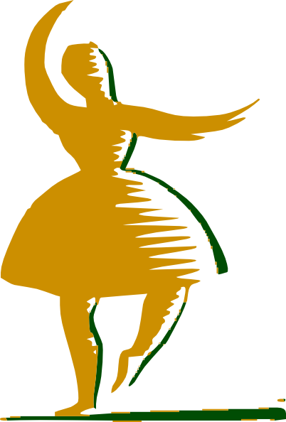 Indian Dance Clipart Png - Simbolo De La Danza (402x594)