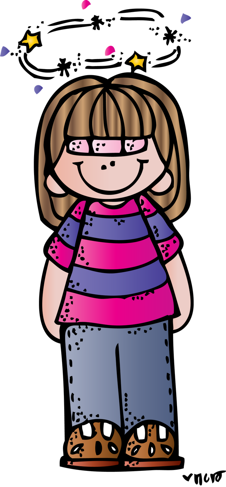 Xox - Melonheadz Clipart Thinking (743x1600)