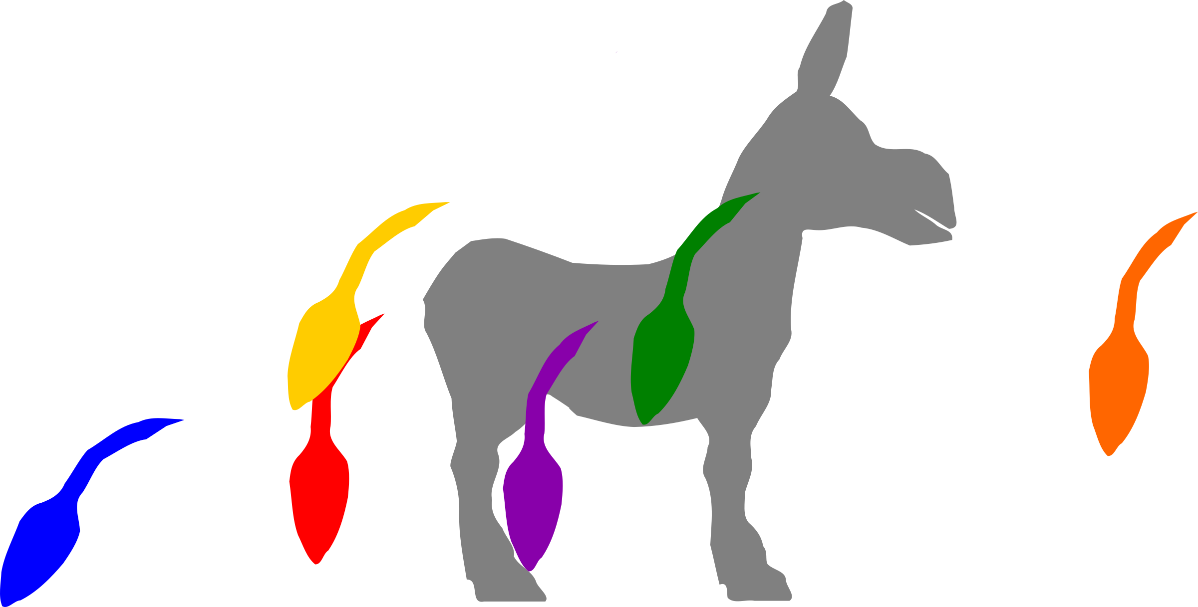 Big Image - Pin The Tail On The Donkey Png (2400x1217)