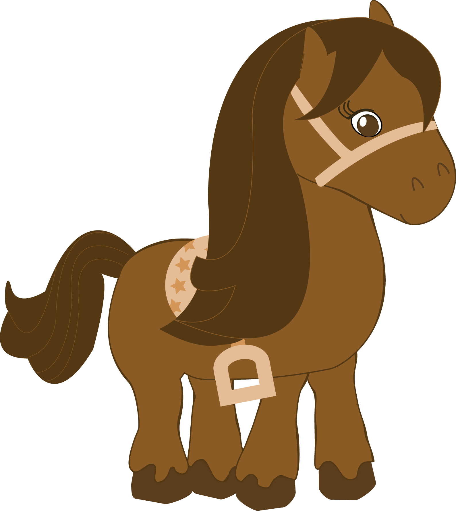 Paper Piecing - Baby Horse Clipart (1588x1778)