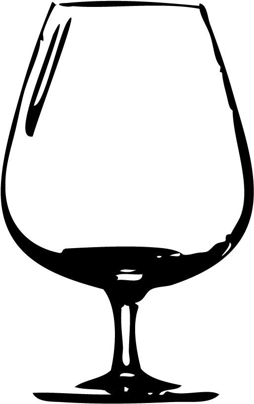 Snifter Beer Glass Png (600x900)