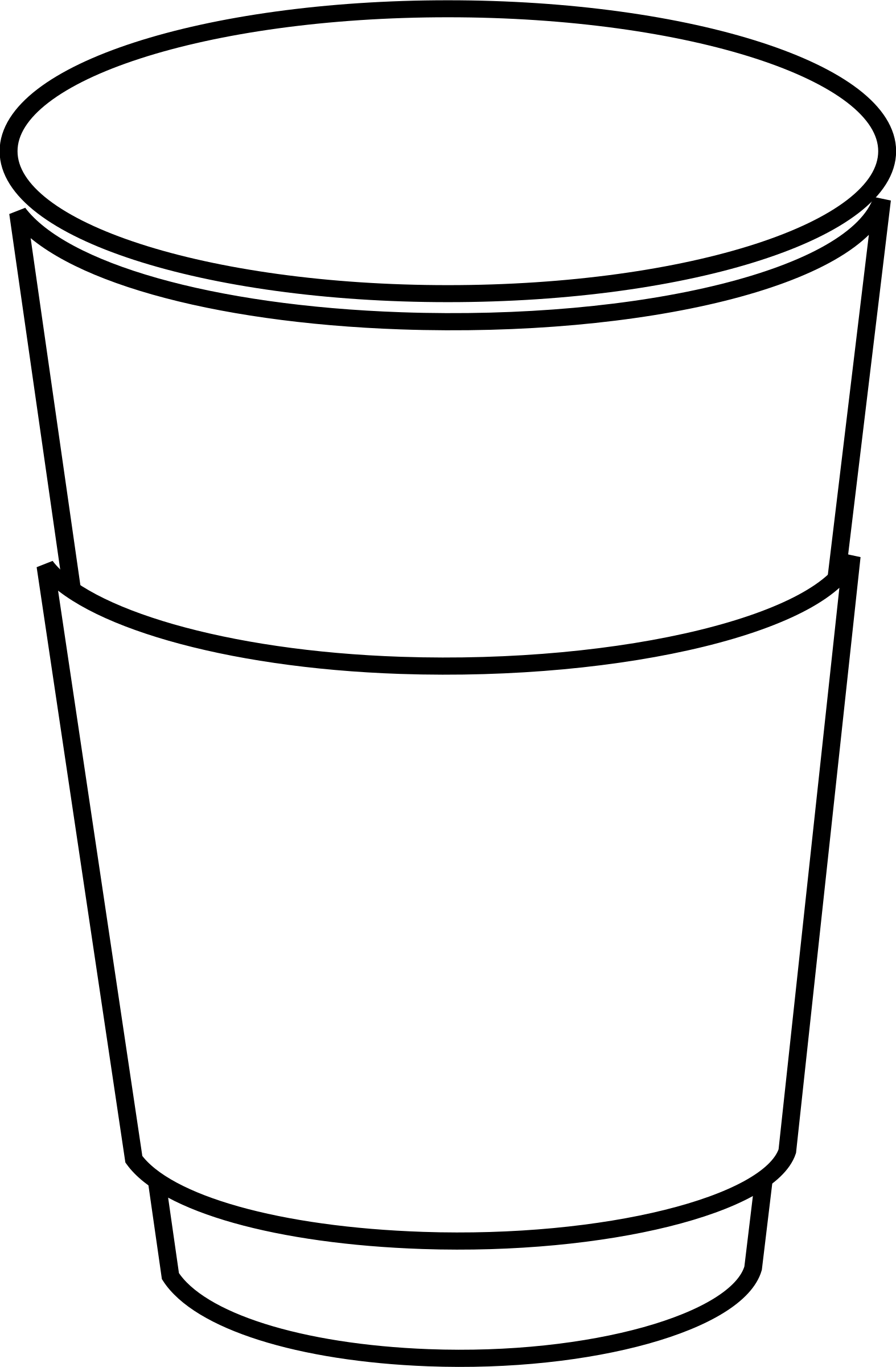 Coffee Cup Clipart Paperffee Cup - Paper Cup Clip Art (1574x2400)
