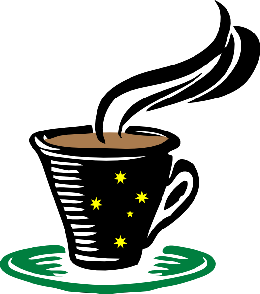 Hot Coffee Cup Clipart - Cup Of Coffee Animated (528x597)