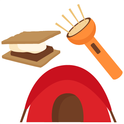 Camping Set Svg Scrapbook Cut File Cute Clipart Files - Cute Camping Clipart (432x432)