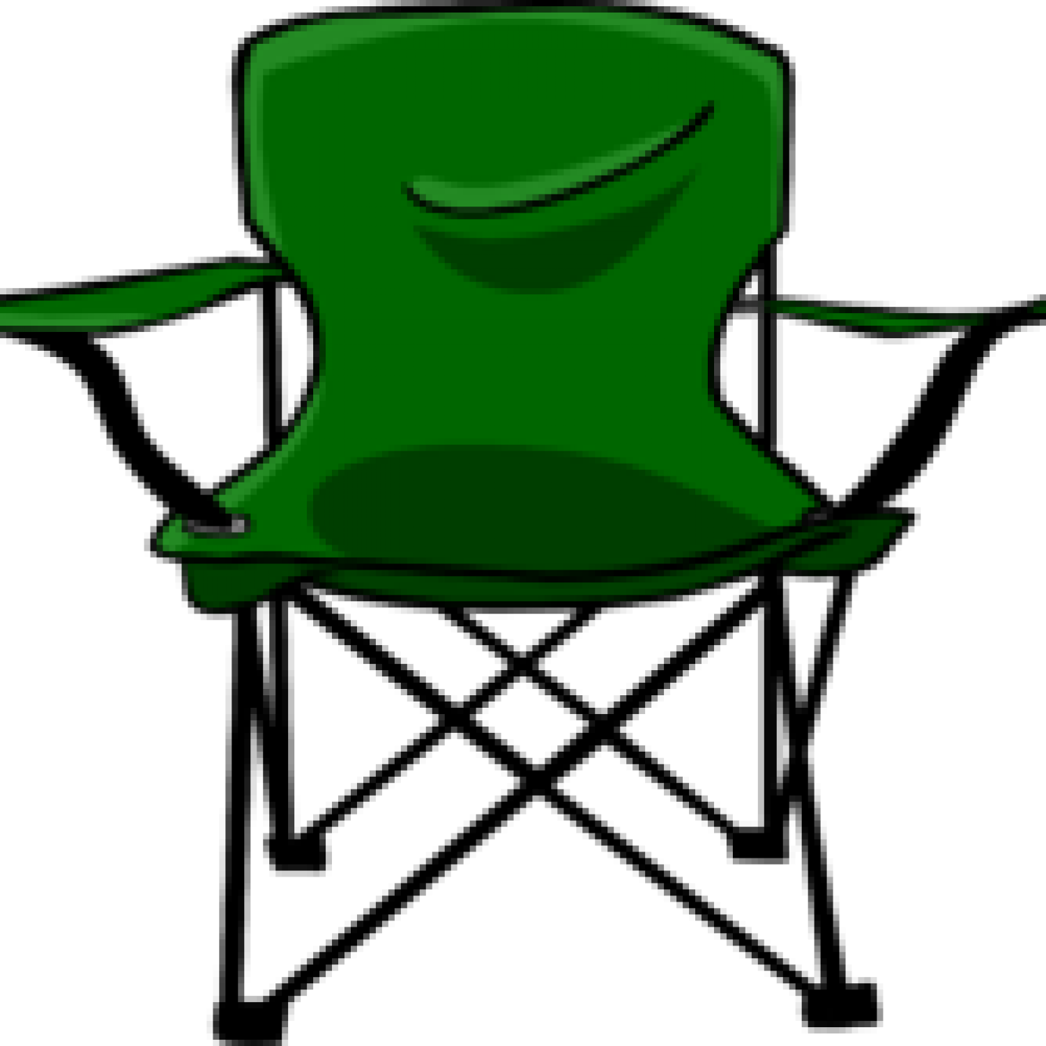 Folding Chair Camping Seat Clip Art - Folding Chair Camping Seat Clip Art (1500x1500)