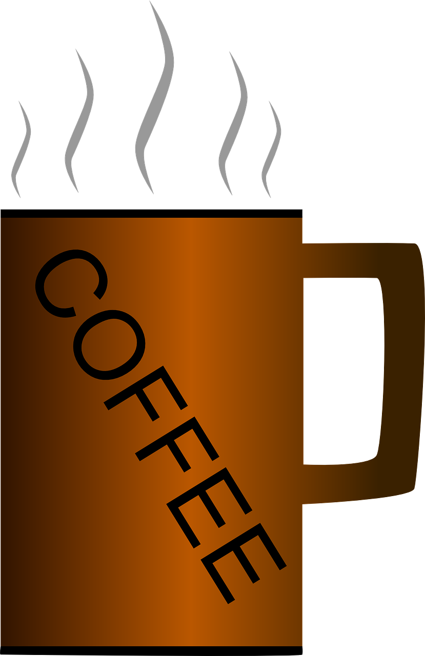 Coffeemug Clipart, Vector Clip Art Online, Royalty - แก้ว กาแฟ สี น้ำตาล กราฟฟิก (829x1280)