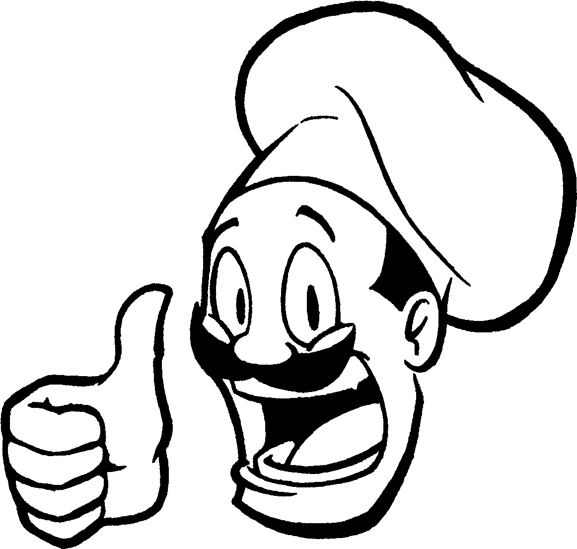 Animated Chef - Happy Chef Clip Art (1262x1185)