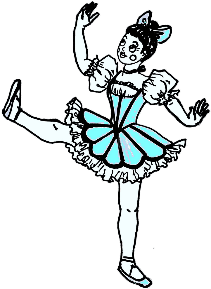 Ar-130409928 Updated= - Coloring Pages Ballet Dancer Coppelia (737x1024)