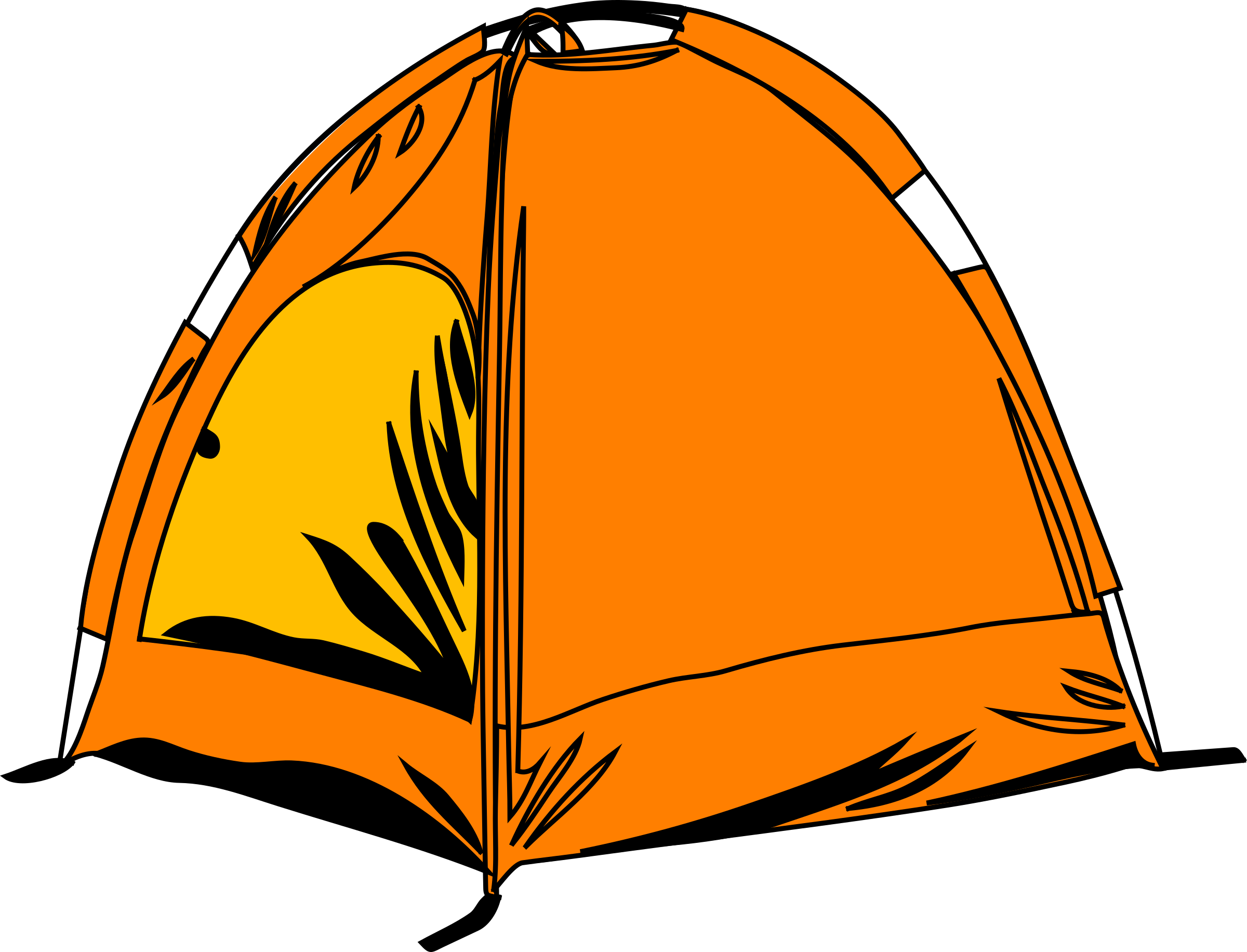 Tent Clipart Transparent - Tent Clipart (2400x1832)