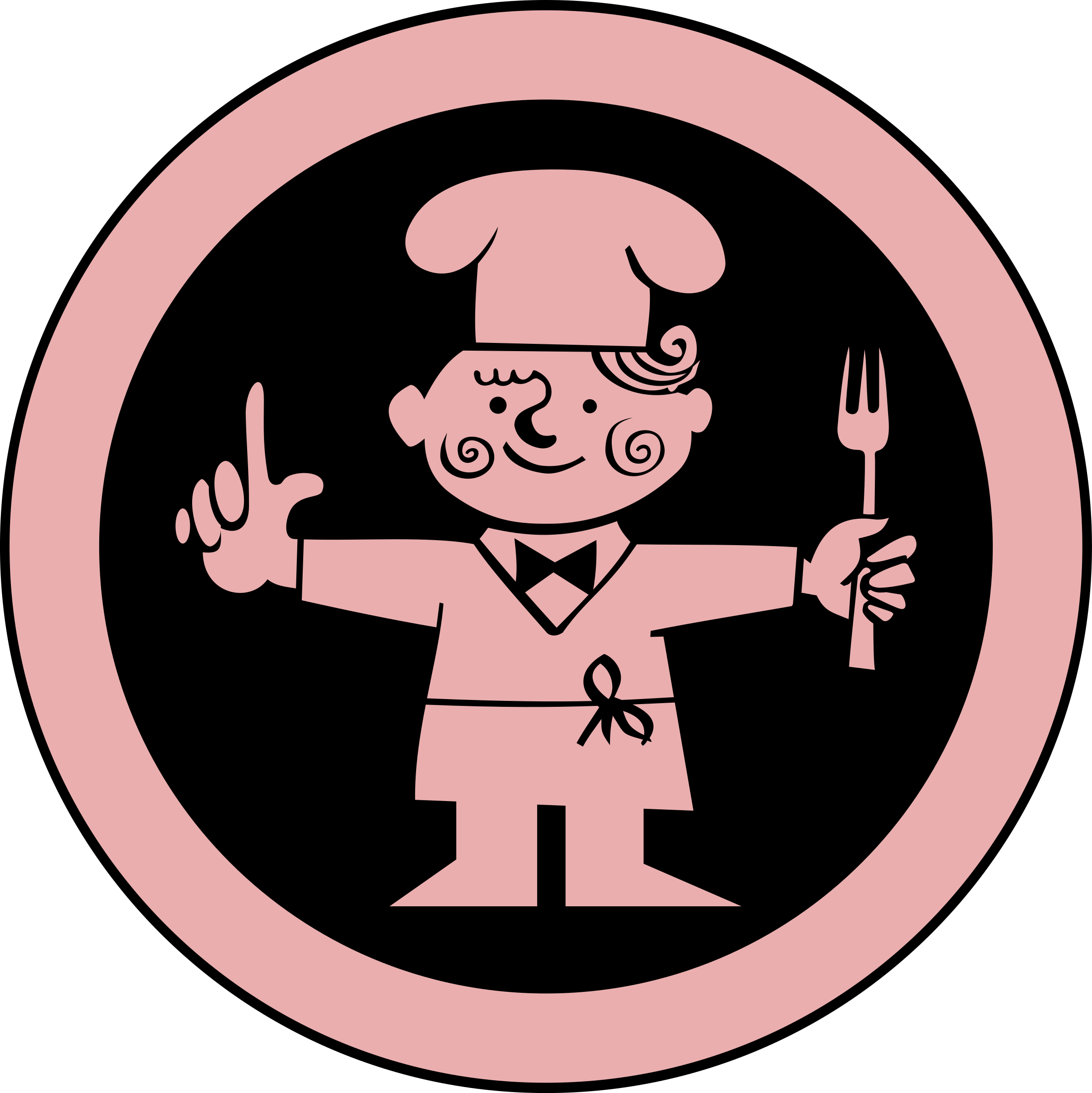 Cookery Sign - Animasi Koki (2399x2400)