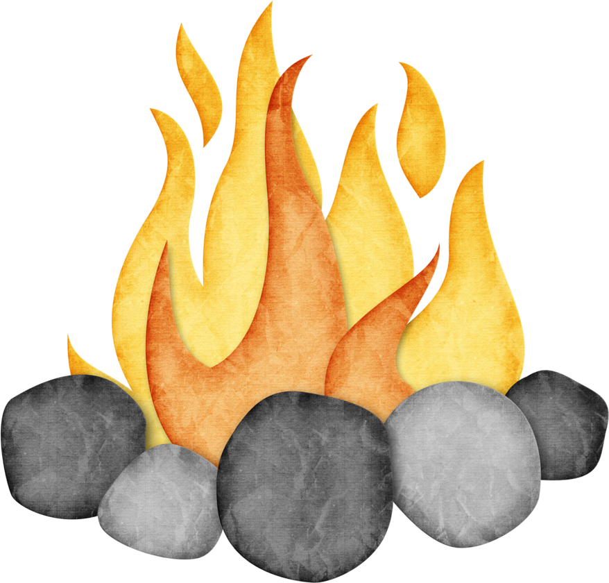 Jss Happycamper Canteen - Clip Art Of Campfire (878x840)