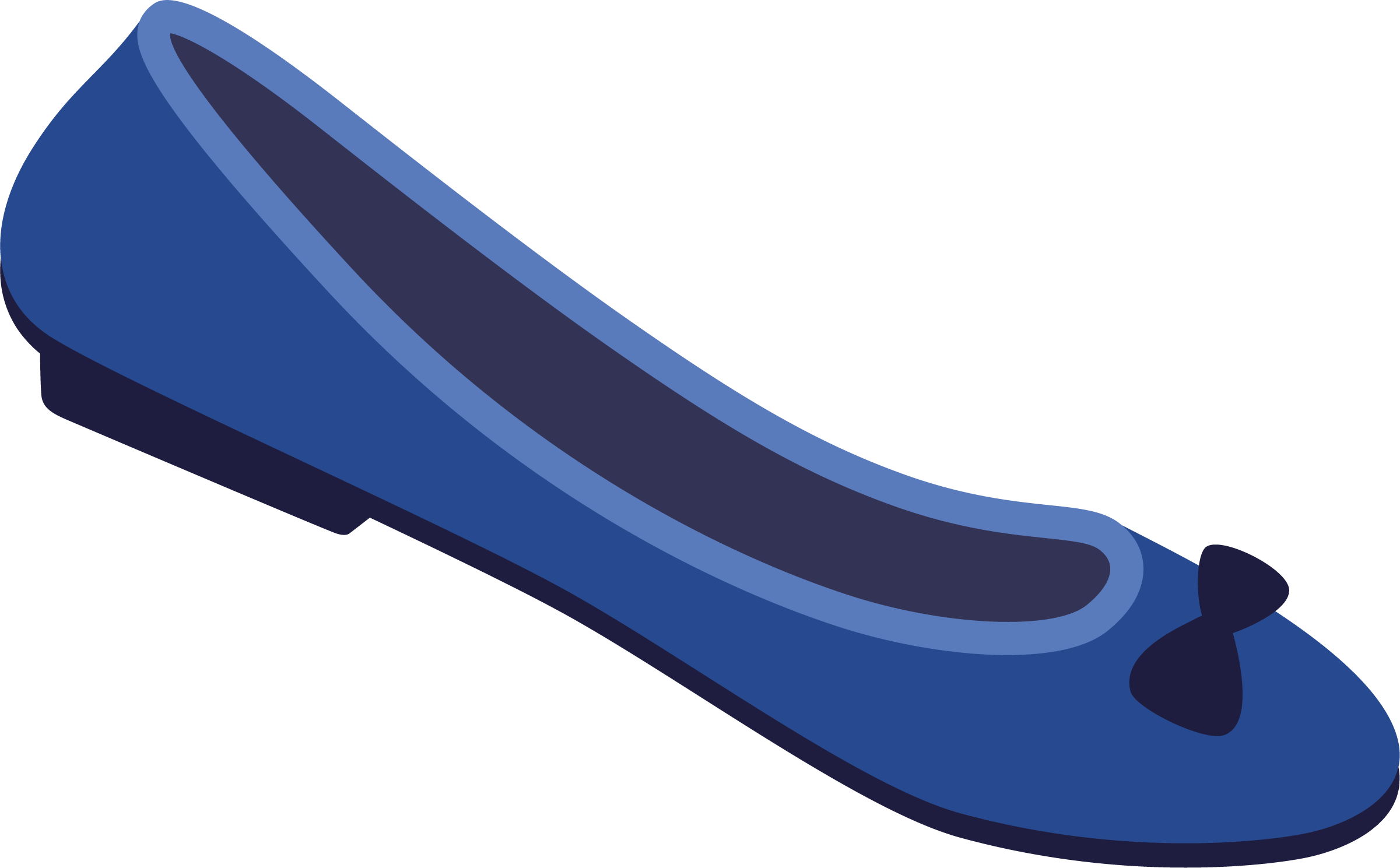 The Proposed Ballet Flat Emoji - Clip Art Flat Shoes (2401x1489)