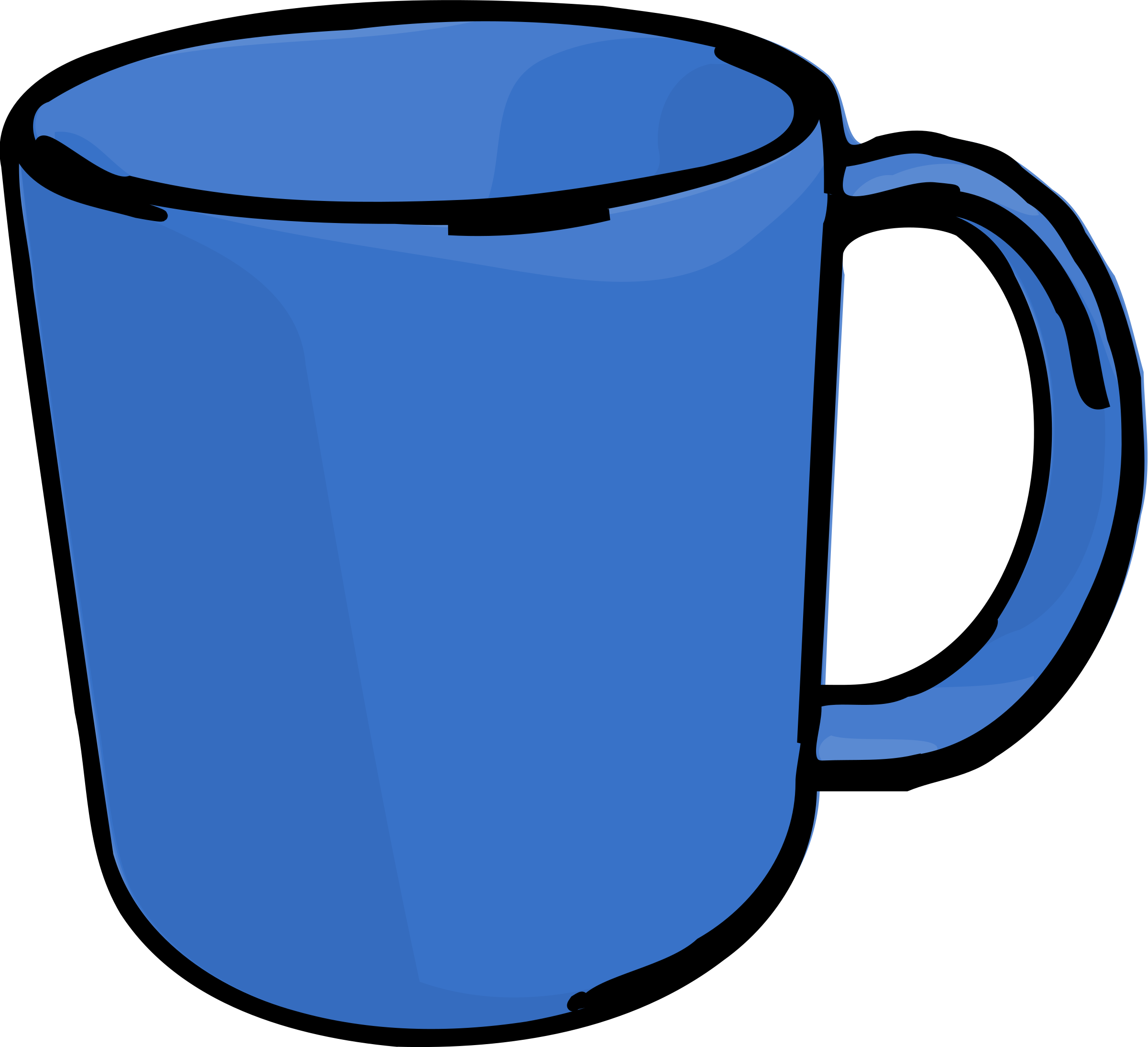 Mug Clipart Vector - Mug Clipart (2400x2188)
