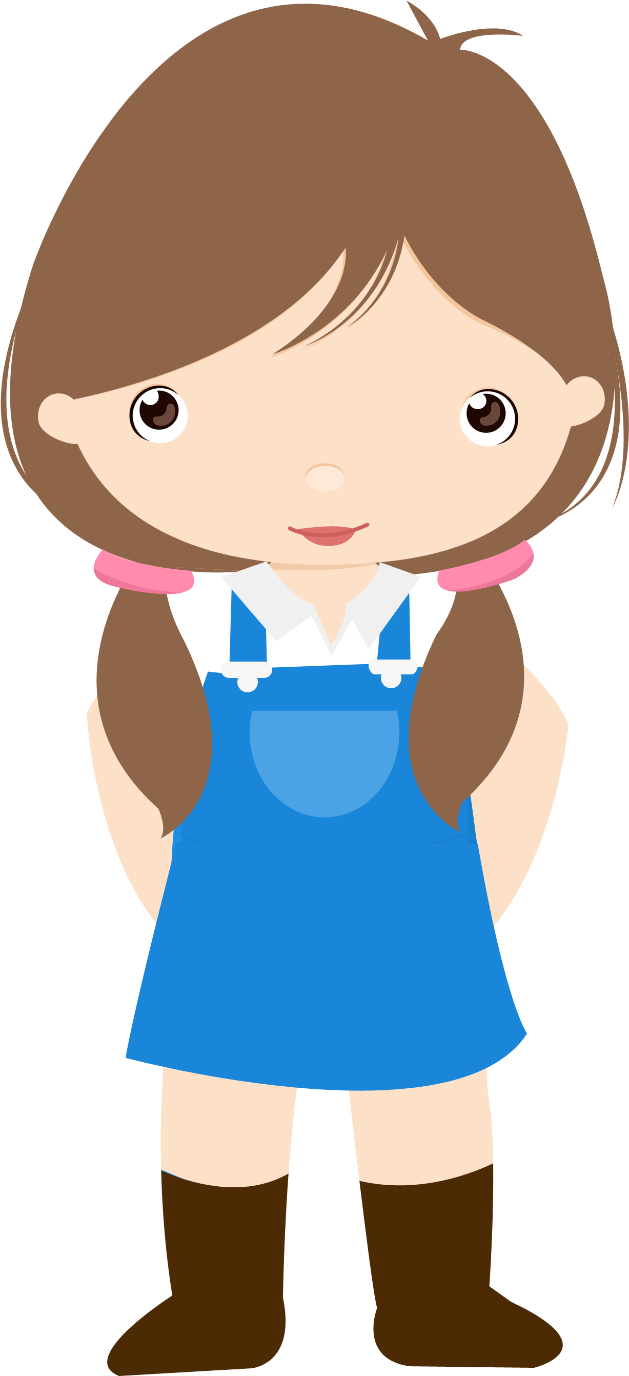 The Farm, Farm Life, Clip Art, Girl Clipart, Farm Theme, - Girl Clipart Png (2200x2942)