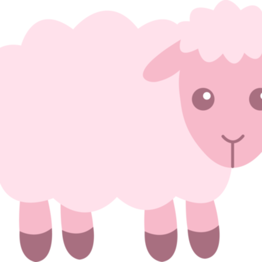 Sheep Clipart Free Cute Pink Sheep Clip Art Free Clip - Best Gift - Sheep Mug Hoodie/t-shirt/mug Black/navy/pink/white (1024x1024)