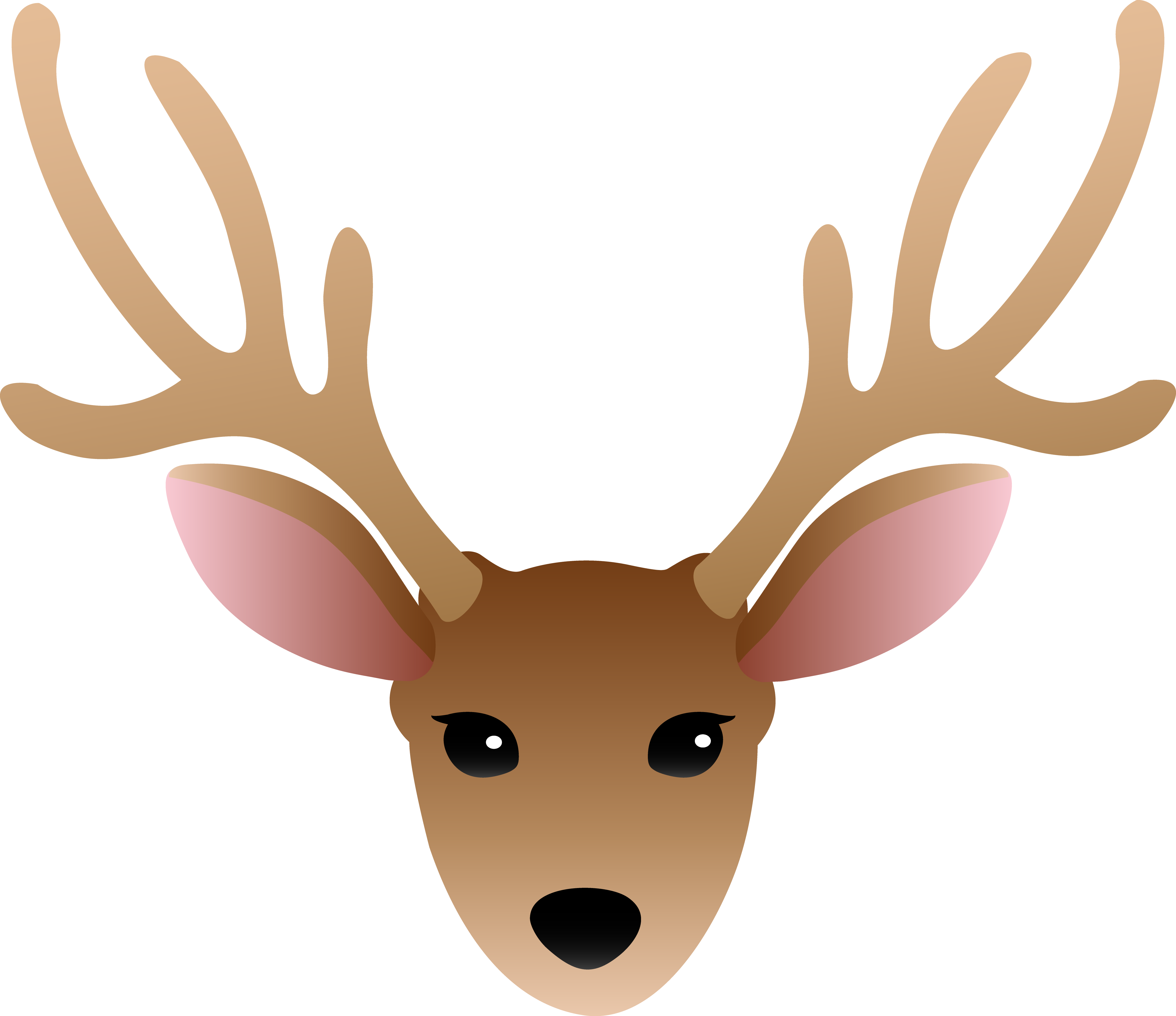 Clipart Info - Deer Head Clipart (5001x4319)