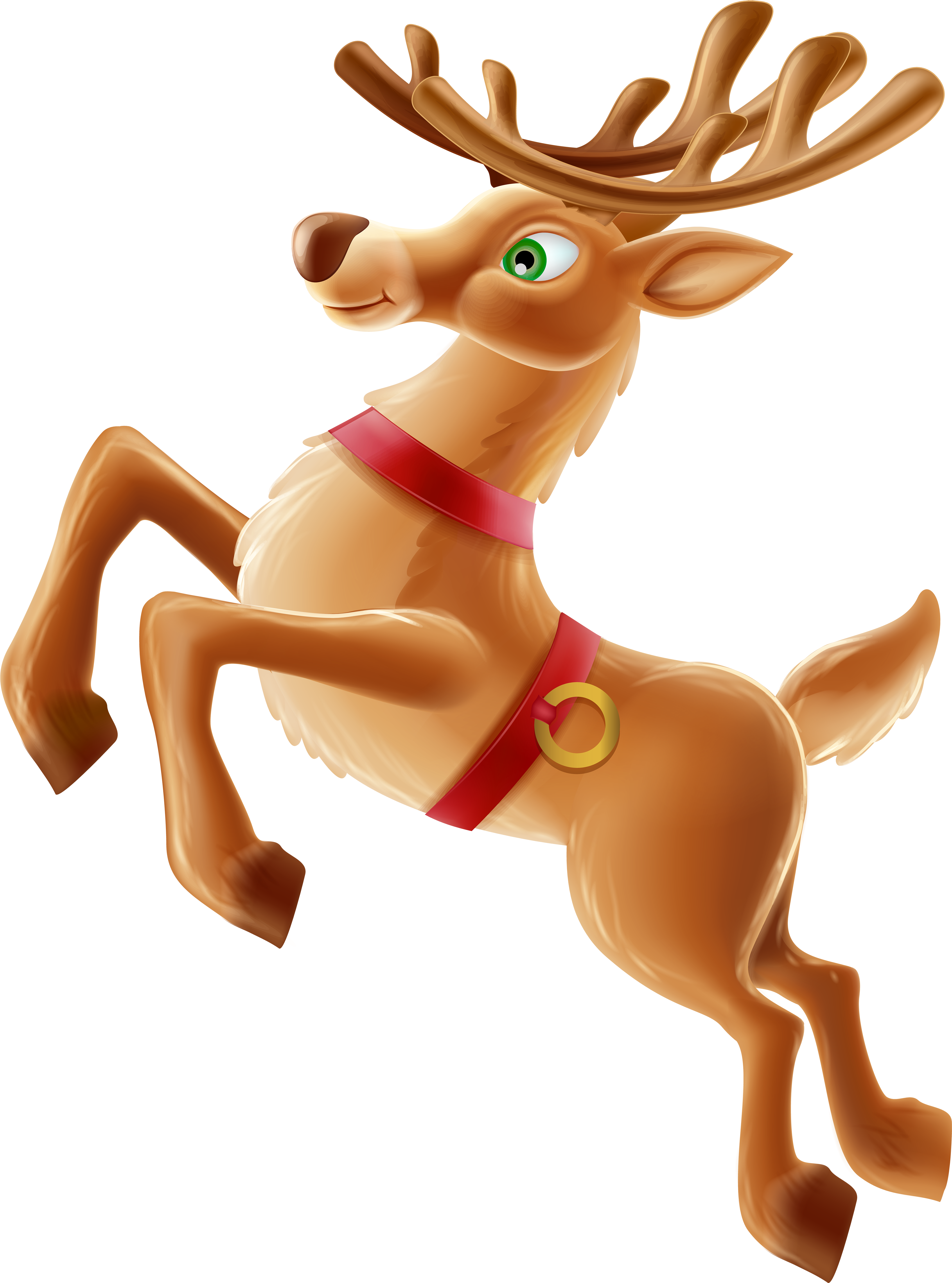 Christmas Deer Clipart Png (4447x6000)