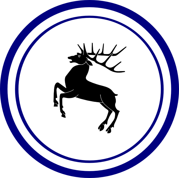 Deer Svg Clip Arts 600 X 596 Px - Brown Stag Silhouette Mugs (600x596)