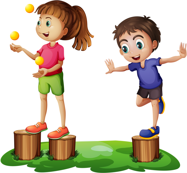 Album - Girl Juggling Cartoon (800x722)
