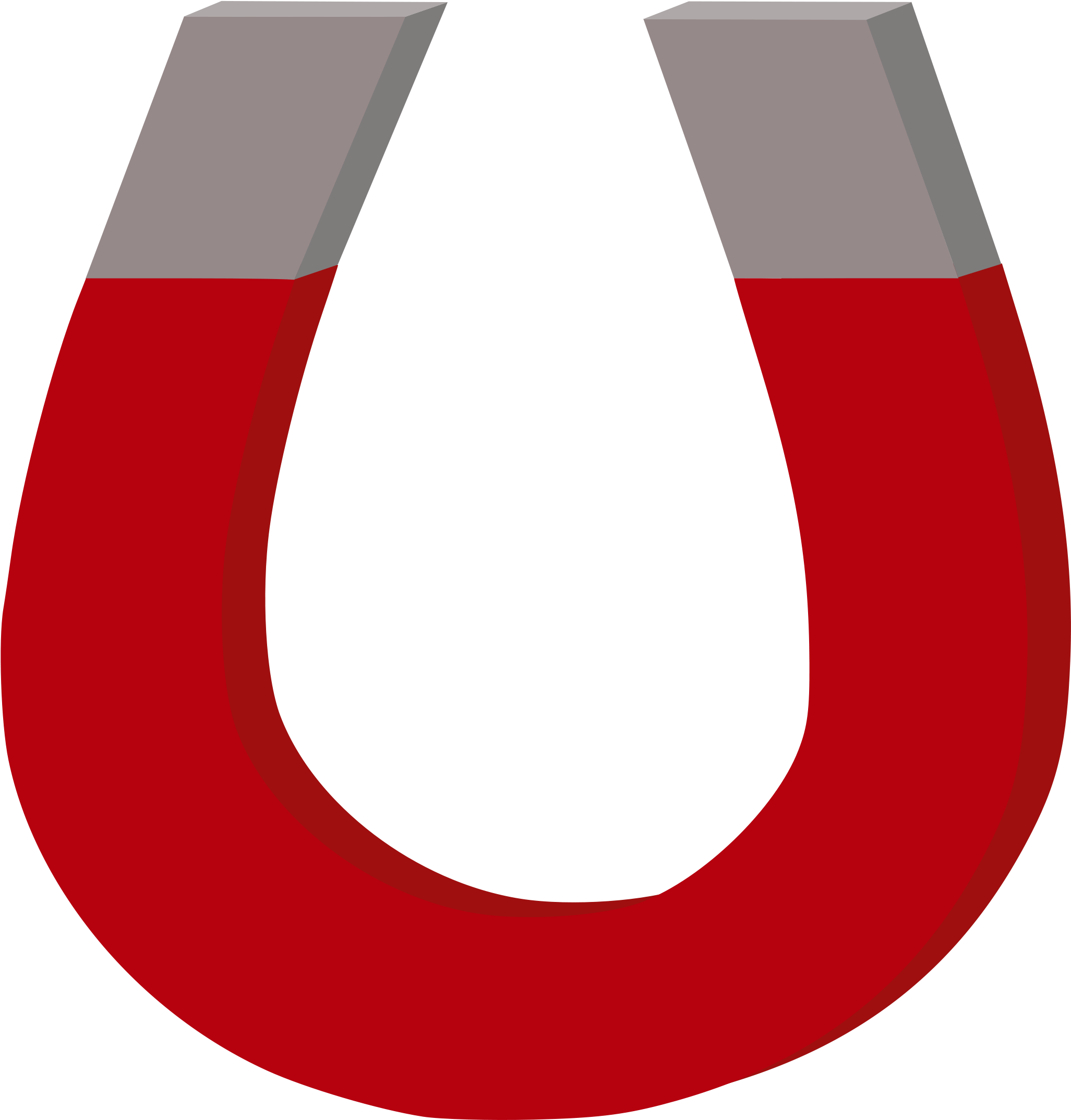 Hoseshoe Magnet Cliparts - Horseshoe Magnet Clip Art (2400x2400)