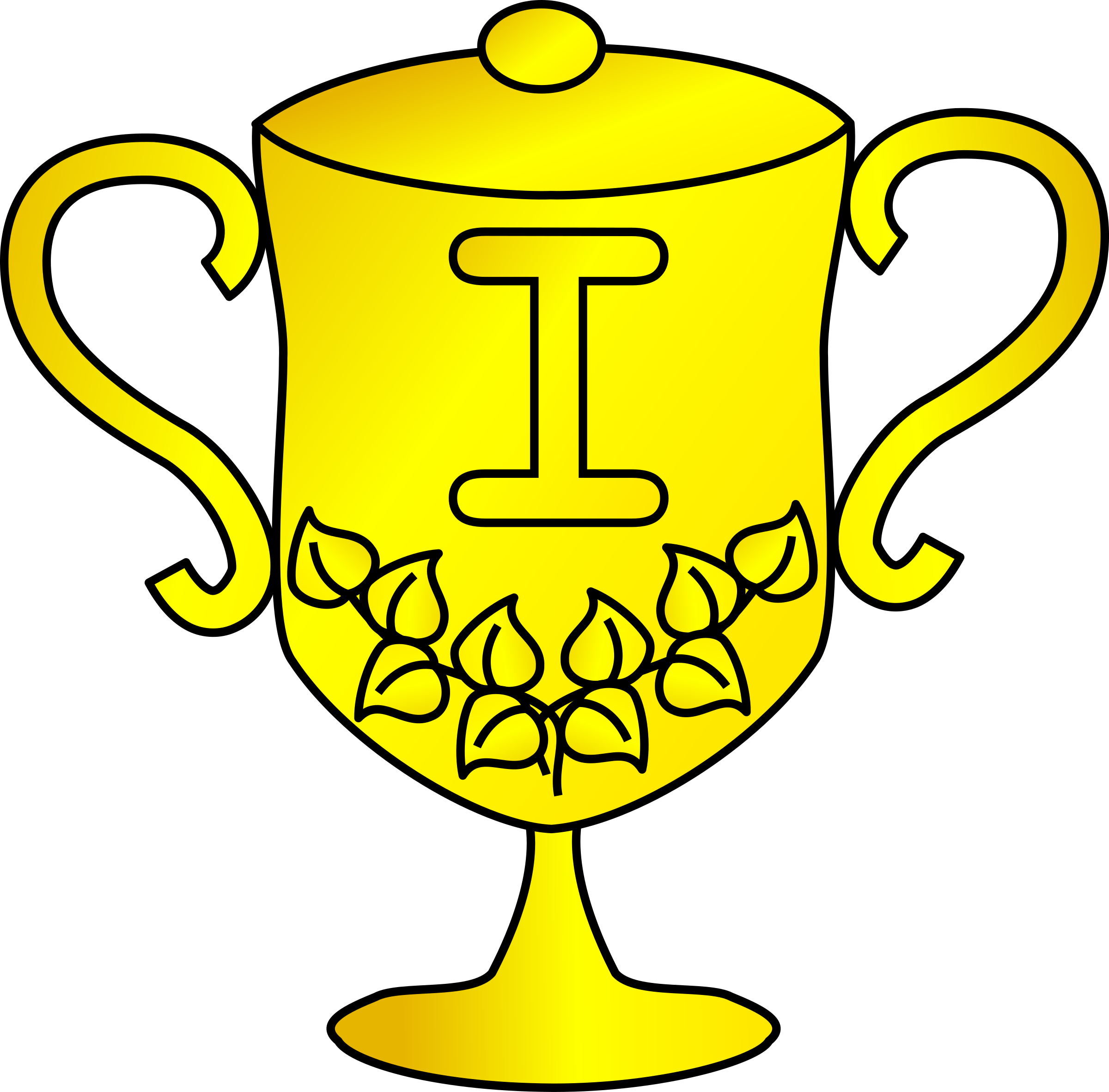 Big Image - Trophy Clip Art (2400x2363)