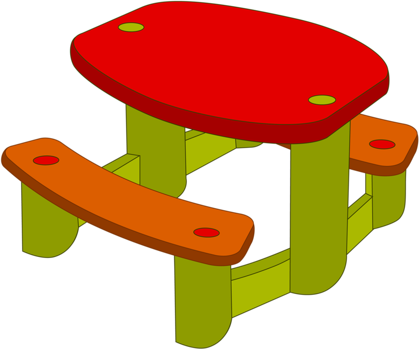 School Clipartoutdoor Playgroundbaby - Table Clipart (1024x878)