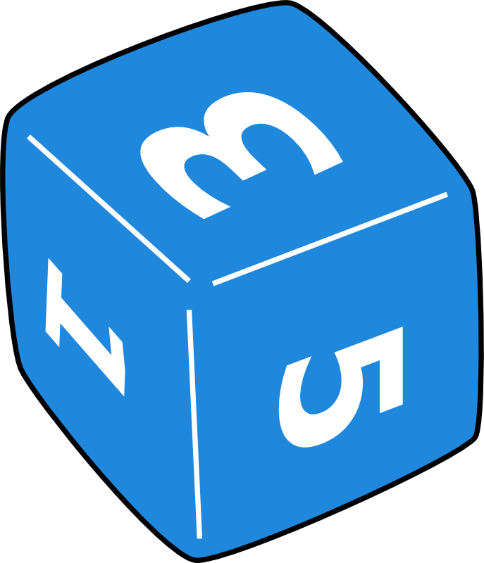 Dice Clip Art Cliparts Co - Dice With Numbers Clipart (687x800)